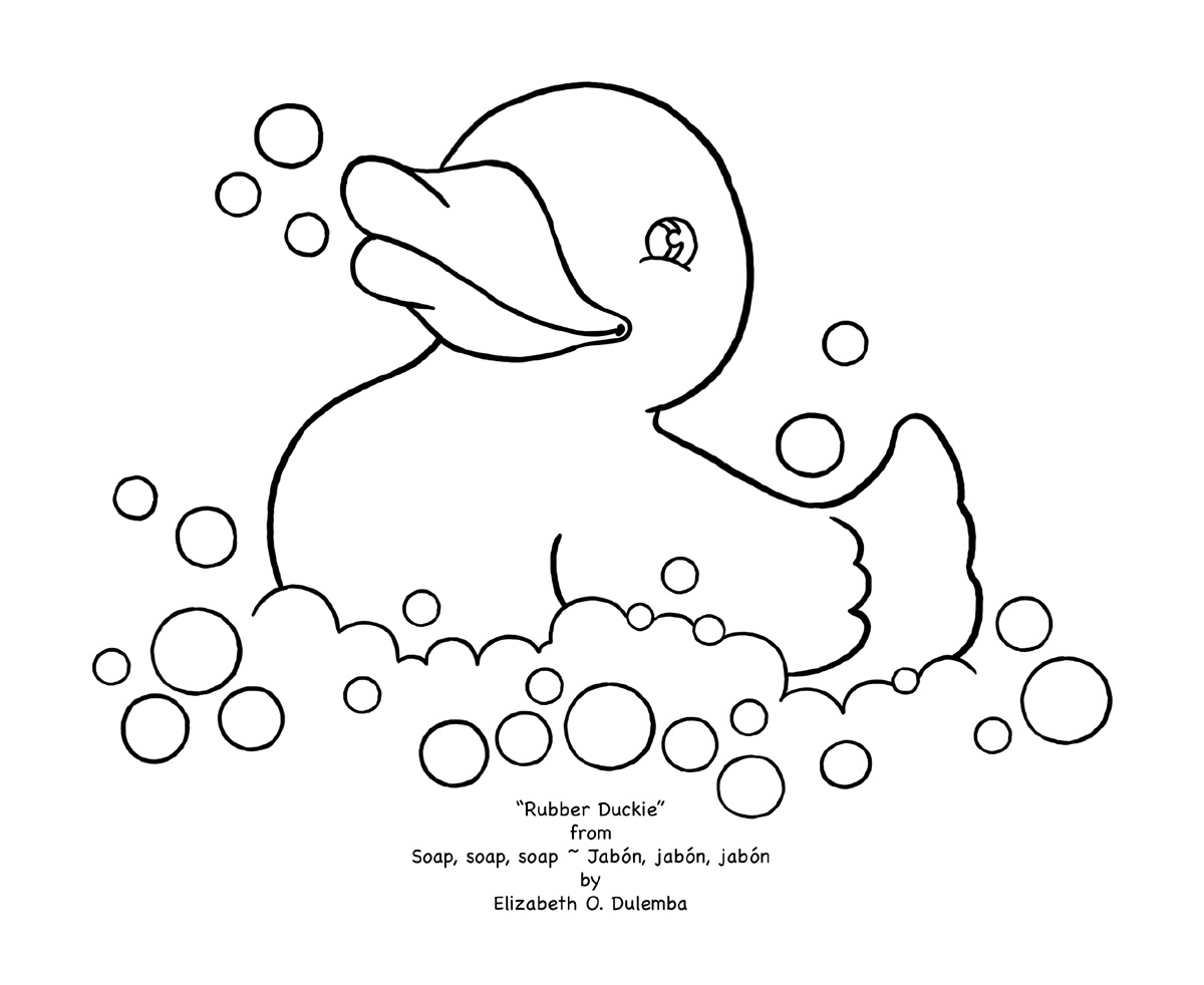 soap coloring page