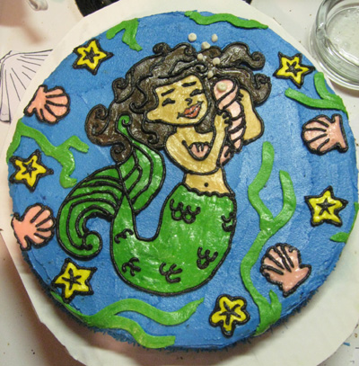  Mermaid Birthday Cake on Learn More About My Fun Picture Book Glitter Girl And The Crazy Cheese