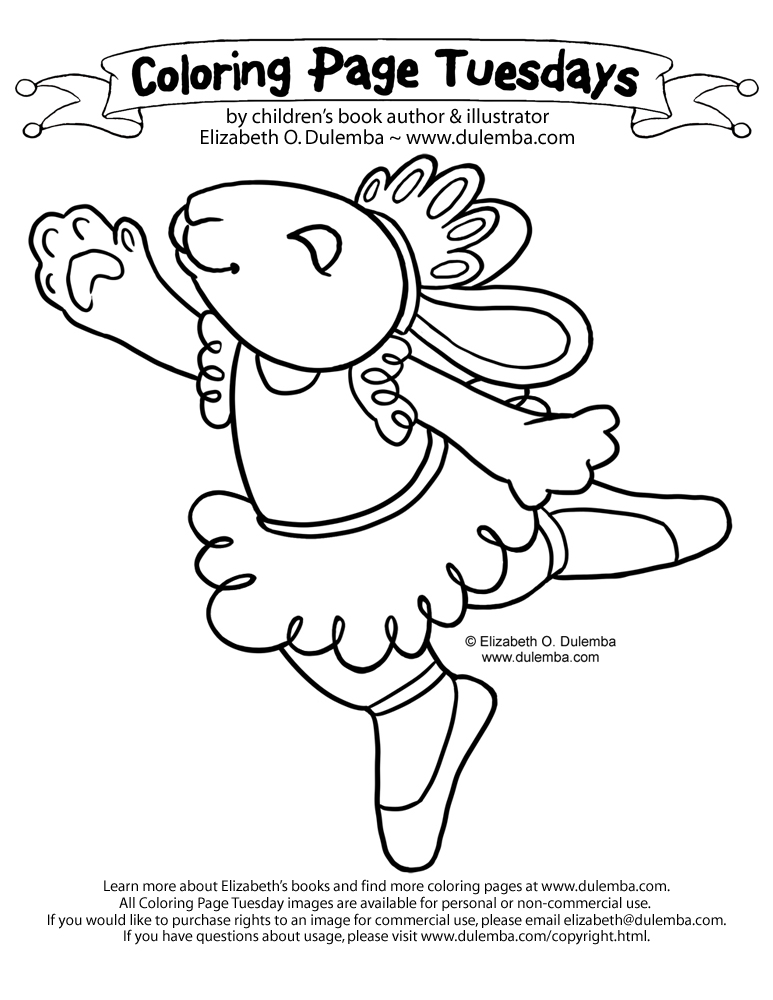Ballerina Coloring Sheet