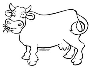  Coloring Pages on This Moo Cow Needs Spots  Can You Dress Her Up Proper