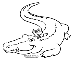 Alligator Coloring Pages on Page Is Posted Each Week And Or Click Here To View More Coloring Pages