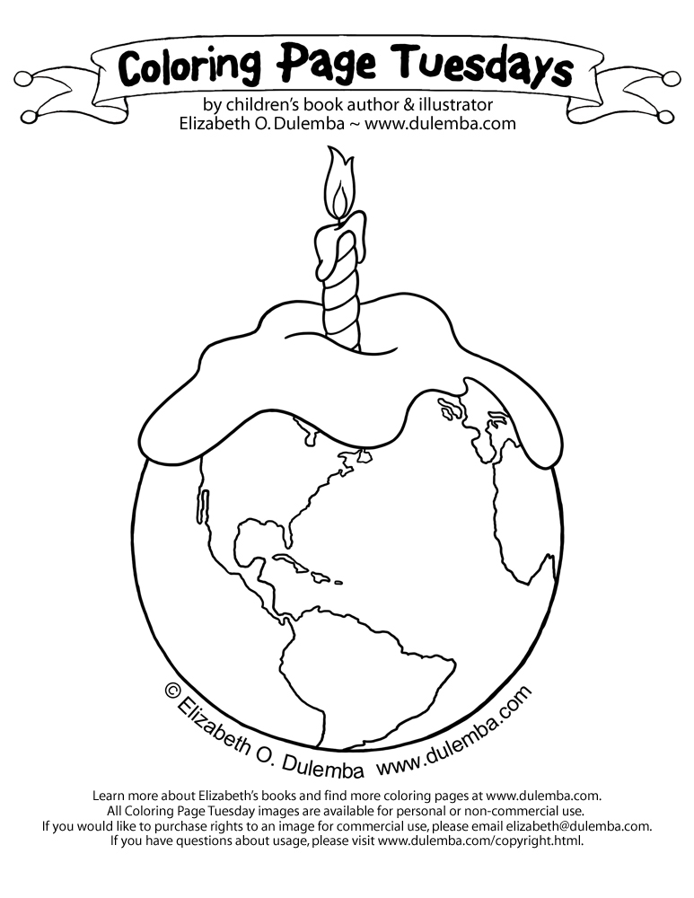 earth day coloring pages 2013 - photo #5
