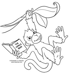 Monkey Coloring Pages on All Been Sending Me Wonderful Suggestions For Potential Coloring Pages