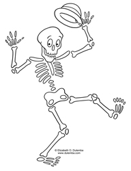 Bone Coloring Page