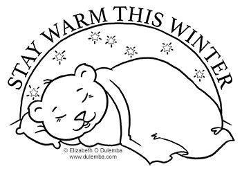 Dulemba Coloring Page Tuesday Sleeping Bear Pages Bears