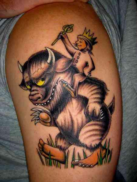From Cakehead Loves Evil - Where the Wild Things Are Tattoos!