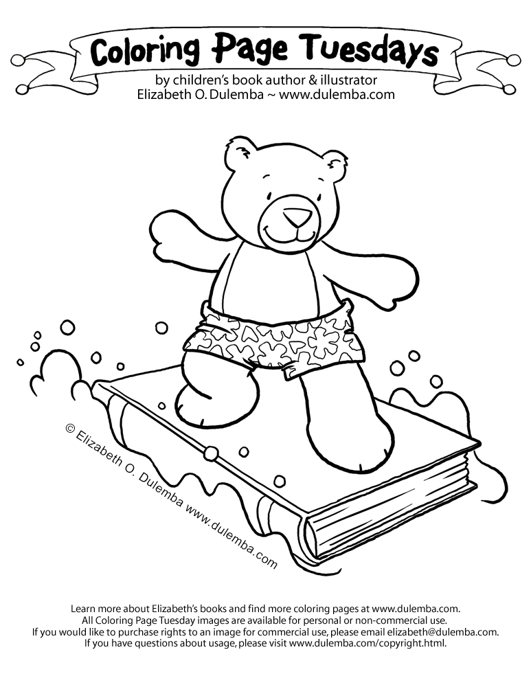Coloring Page Tuesday - Cowabunga!